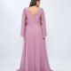 vestido alguel lilás longe manga comprida tamanho 45 450,00 costas